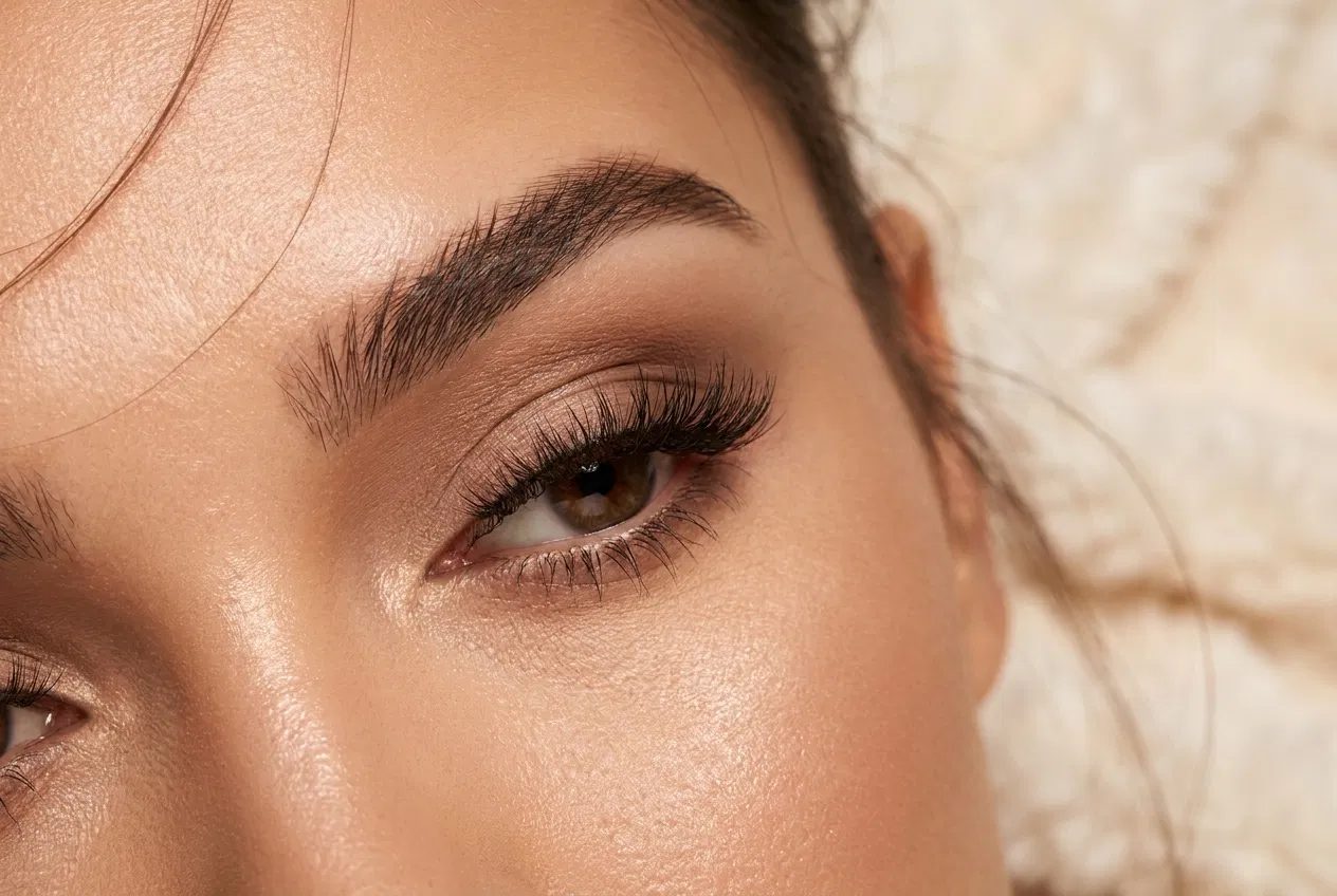 Lash and brow styling at Laurance